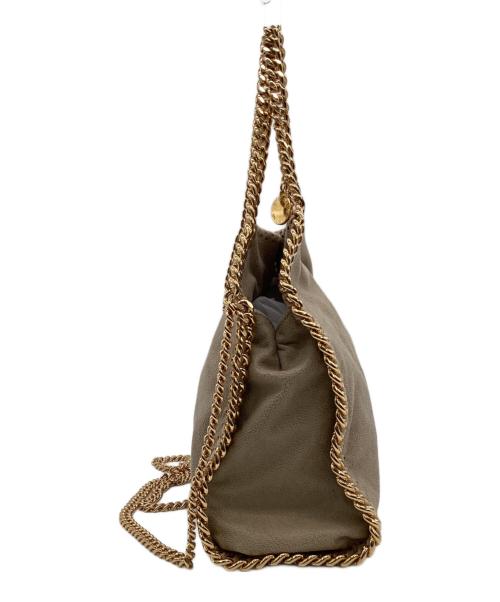 STELLA McCARTNEY（ステラマッカートニー）STELLA McCARTNEY (ステラマッカートニー) ファラベラ ミニ トートバッグ ベージュ×ゴールドの古着・服飾アイテム