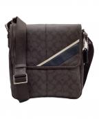 COACHコーチ）の古着「シグネチャー ショルダーバッグ」｜ブラウン