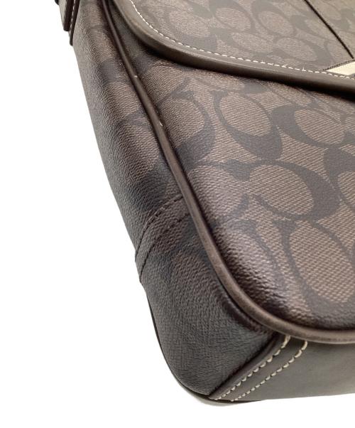 COACH（コーチ）COACH (コーチ) シグネチャー ショルダーバッグ ブラウンの古着・服飾アイテム