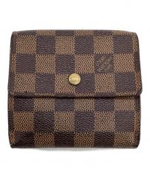 LOUIS VUITTON（ルイ ヴィトン）の古着「ダミエ ポルトフォイユ・エリーズ 財布」｜ブラウン