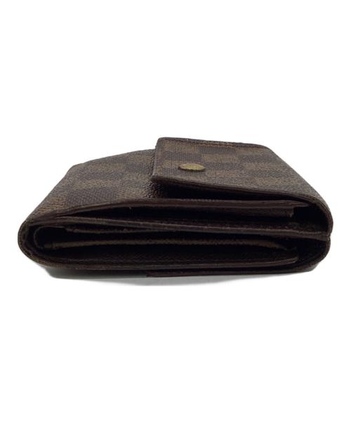 LOUIS VUITTON（ルイ ヴィトン）LOUIS VUITTON (ルイ ヴィトン) ダミエ ポルトフォイユ・エリーズ 財布 ブラウンの古着・服飾アイテム
