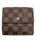 LOUIS VUITTON（ルイ ヴィトン）の古着「ダミエ ポルトフォイユ・エリーズ 財布」｜ブラウン
