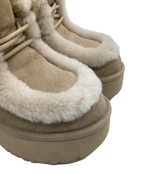 UGG（アグ）UGG (アグ) Esmee Lace Up（エスミー レースアップ）  ベージュ サイズ:22㎝の古着・服飾アイテム