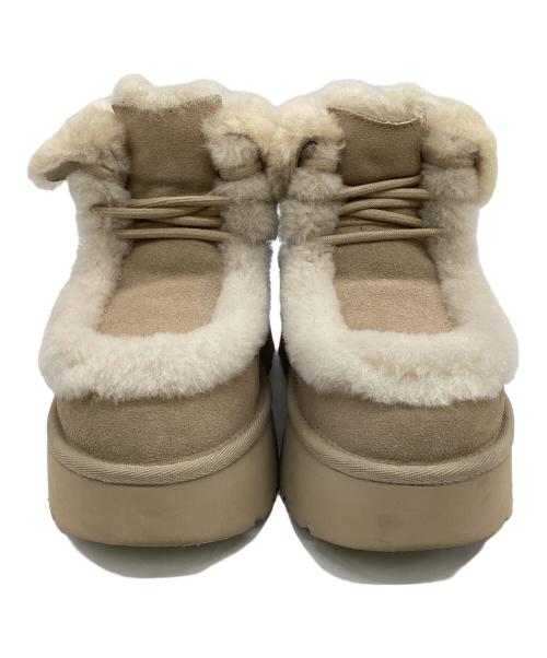 UGG（アグ）UGG (アグ) Esmee Lace Up（エスミー レースアップ）  ベージュ サイズ:22㎝の古着・服飾アイテム