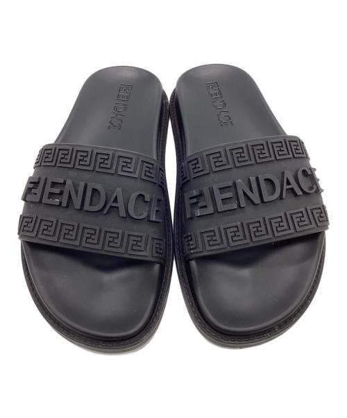 FENDI（フェンディ）FENDI (フェンディ) VERSACE (ヴェルサーチェ) FENDACE サンダル ブラック サイズ:36の古着・服飾アイテム