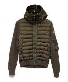 MONCLER（モンクレール）の古着「MAGLIONE TRICOT CARDIGAN（マリオーネ トリコ カーディガン）」｜カーキ