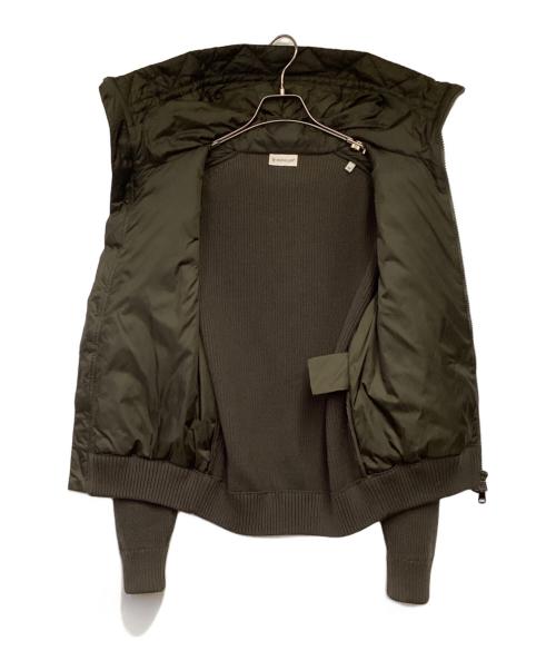 MONCLER（モンクレール）MONCLER (モンクレール) MAGLIONE TRICOT CARDIGAN（マリオーネ トリコ カーディガン） カーキ サイズ:Mの古着・服飾アイテム