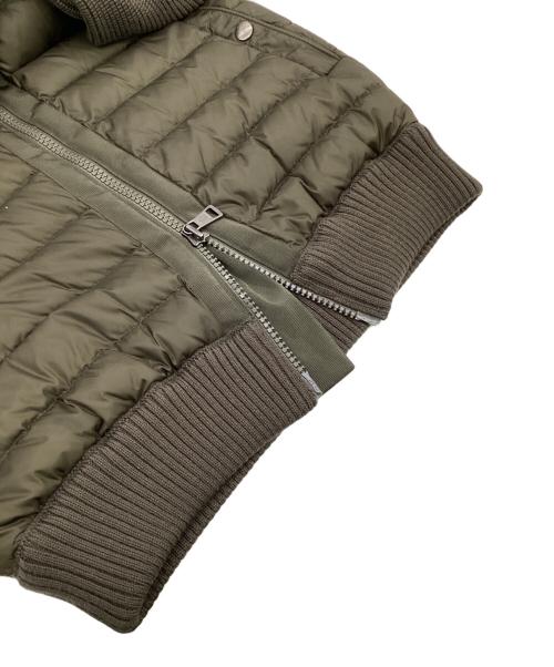 MONCLER（モンクレール）MONCLER (モンクレール) MAGLIONE TRICOT CARDIGAN（マリオーネ トリコ カーディガン） カーキ サイズ:Mの古着・服飾アイテム