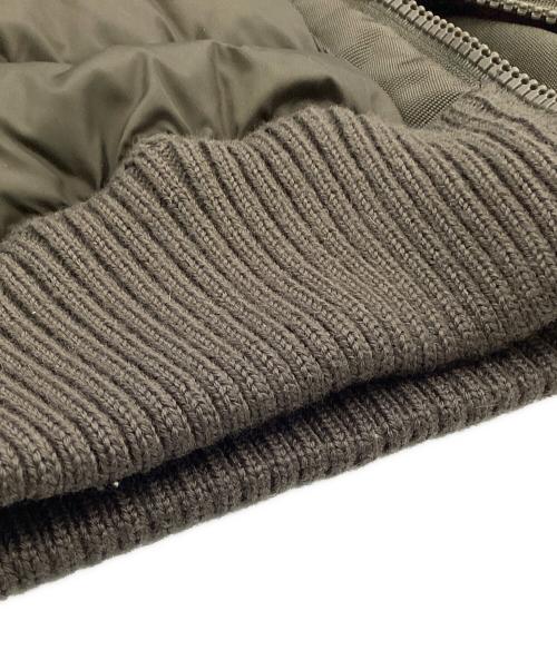 MONCLER（モンクレール）MONCLER (モンクレール) MAGLIONE TRICOT CARDIGAN（マリオーネ トリコ カーディガン） カーキ サイズ:Mの古着・服飾アイテム