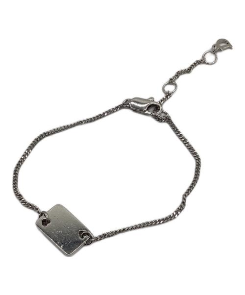 Christian Dior（クリスチャン ディオール）Christian Dior (クリスチャン ディオール) ストーンロゴプレート ブレスレットの古着・服飾アイテム