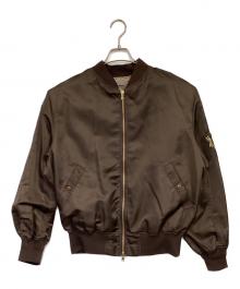 JOURNAL STANDARD（ジャーナルスタンダード）の古着「洗える ダブルジップMA-1」｜ブラウン
