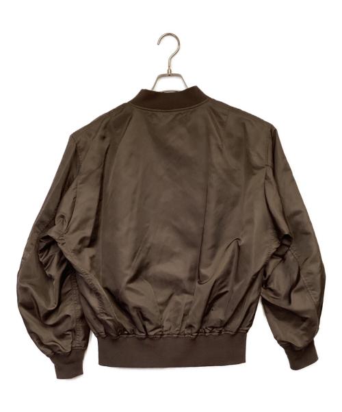 JOURNAL STANDARD（ジャーナルスタンダード）JOURNAL STANDARD (ジャーナルスタンダード) 洗える ダブルジップMA-1 ブラウン サイズ:Fの古着・服飾アイテム