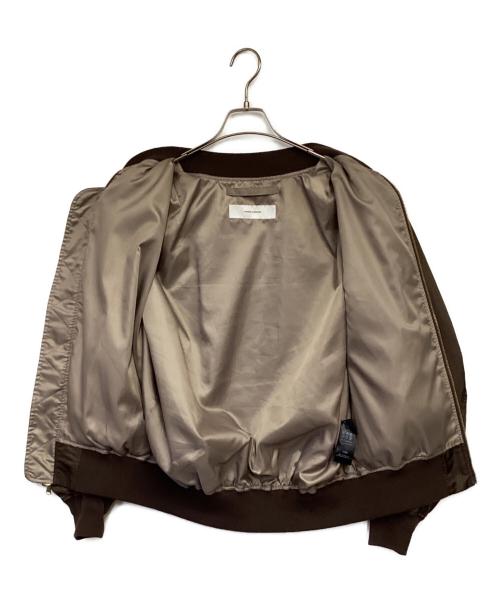 JOURNAL STANDARD（ジャーナルスタンダード）JOURNAL STANDARD (ジャーナルスタンダード) 洗える ダブルジップMA-1 ブラウン サイズ:Fの古着・服飾アイテム
