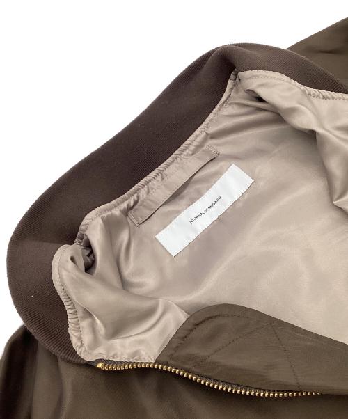JOURNAL STANDARD（ジャーナルスタンダード）JOURNAL STANDARD (ジャーナルスタンダード) 洗える ダブルジップMA-1 ブラウン サイズ:Fの古着・服飾アイテム