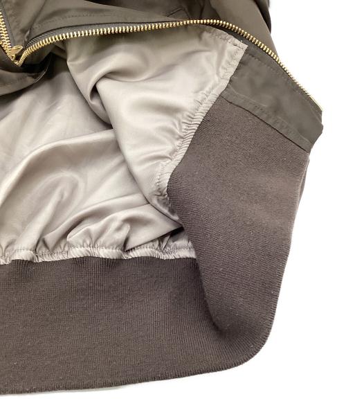 JOURNAL STANDARD（ジャーナルスタンダード）JOURNAL STANDARD (ジャーナルスタンダード) 洗える ダブルジップMA-1 ブラウン サイズ:Fの古着・服飾アイテム