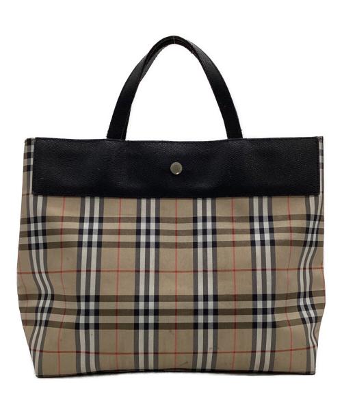 BURBERRY LONDON（バーバリーロンドン）BURBERRY LONDON (バーバリーロンドン) ハンドバッグ ベージュの古着・服飾アイテム