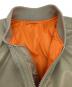 中古・古着 ALPHA INDUSTRIES (アルファインダストリーズ) MA-1 FLIGHT JACKET（MA-1 フライトジャケット） ベージュ×オレンジ サイズ:M：15000円