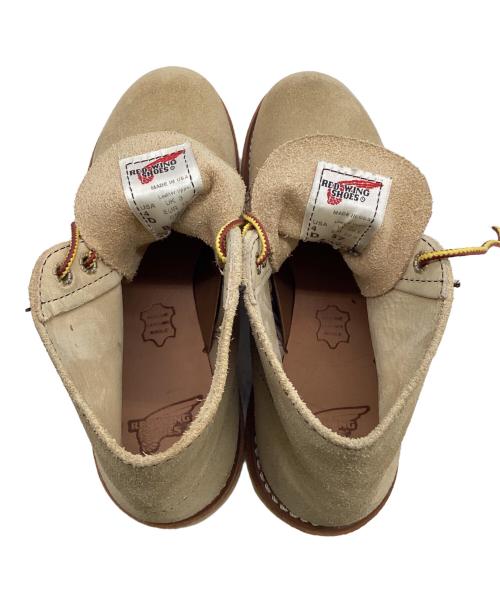 RED WING（レッドウィング）RED WING (レッドウィング) 6インチ クラシックラウンド ブーツ ベージュ サイズ:US4の古着・服飾アイテム