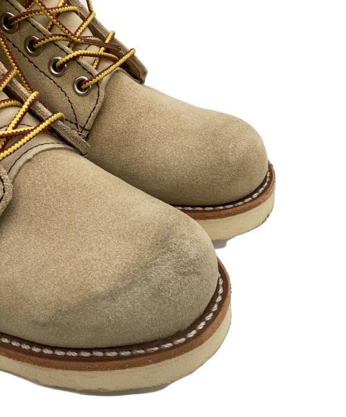 RED WING（レッドウィング）RED WING (レッドウィング) 6インチ クラシックラウンド ブーツ ベージュ サイズ:US4の古着・服飾アイテム