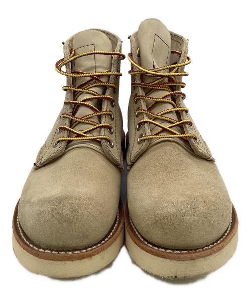 RED WING（レッドウィング）RED WING (レッドウィング) 6インチ クラシックラウンド ブーツ ベージュ サイズ:US4の古着・服飾アイテム