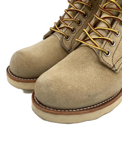 RED WING（レッドウィング）RED WING (レッドウィング) 6インチ クラシックラウンド ブーツ ベージュ サイズ:US4の古着・服飾アイテム