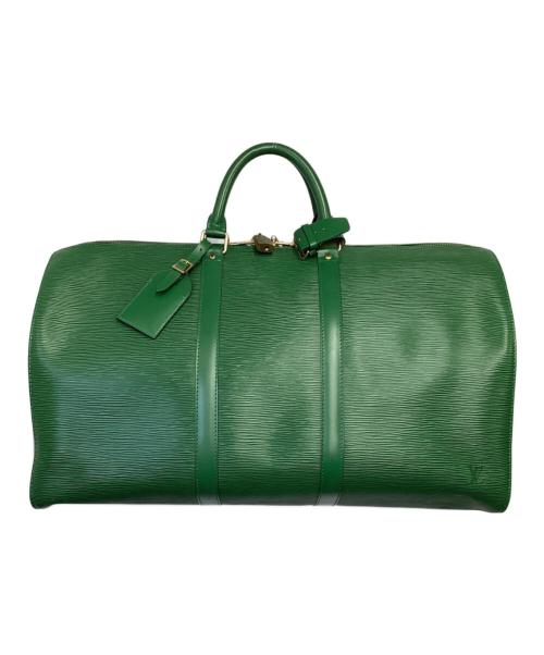 LOUIS VUITTON（ルイ ヴィトン）LOUIS VUITTON (ルイ ヴィトン) エピ キーポル50 ボストンバッグ グリーンの古着・服飾アイテム