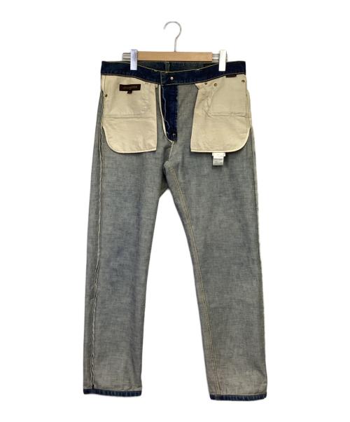 LOUIS VUITTON（ルイ ヴィトン）LOUIS VUITTON (ルイ ヴィトン) デニムパンツ ブルー サイズ:33（実寸値要確認）の古着・服飾アイテム