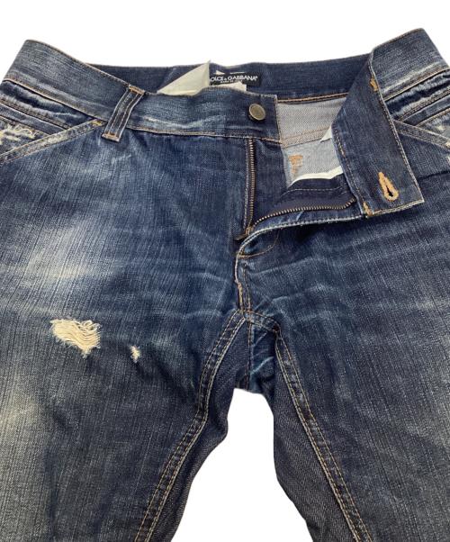 DOLCE & GABBANA（ドルチェ＆ガッバーナ）DOLCE & GABBANA (ドルチェ＆ガッバーナ) デニムパンツ インディゴ サイズ:50の古着・服飾アイテム
