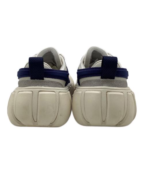 Onitsuka Tiger（オニツカタイガー）Onitsuka Tiger (オニツカタイガー) DENTIGRE LS スニーカー アイボリー×ネイビー サイズ:25㎝の古着・服飾アイテム