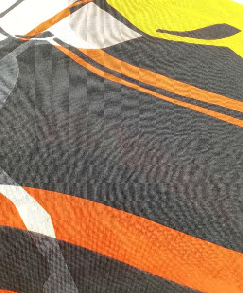 HERMES（エルメス）HERMES (エルメス) ポワントゥ CALECHE ELASTIQUE（カレーシュ エラスティーク） ネイビー×ピンクの古着・服飾アイテム