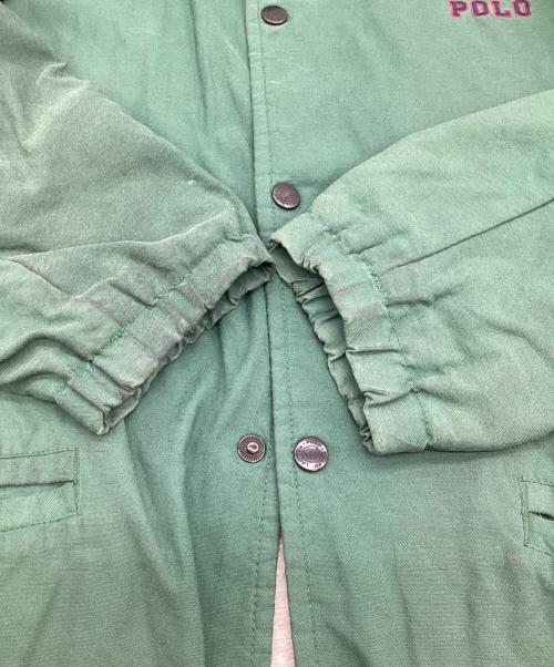Polo by RalphLauren（ポロ バイ ラルフローレン）Polo by RalphLauren (ポロ バイ ラルフローレン) コーチジャケット グリーン サイズ:S（実寸値要確認）の古着・服飾アイテム