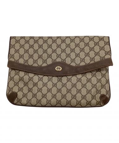 中古・古着通販】GUCCI (グッチ) GGスプリーム クラッチバッグ