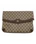 GUCCI（グッチ）の古着「GGスプリーム クラッチバッグ」｜ベージュ