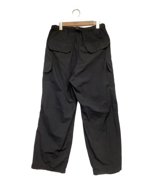and wander（アンドワンダー）and wander (アンドワンダー) twill pants（ツイル パンツ） ブラック サイズ:Lの古着・服飾アイテム