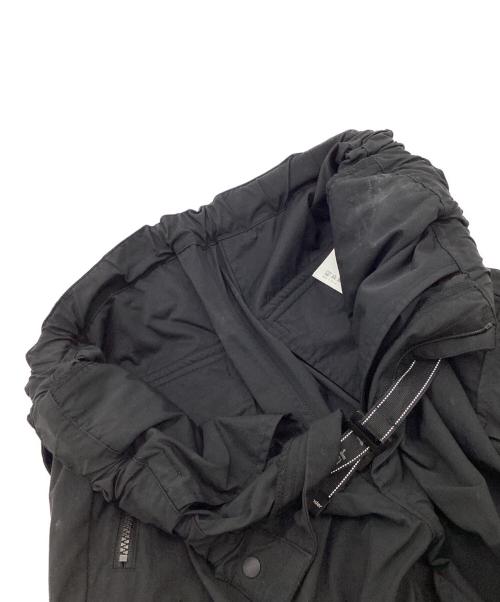 and wander（アンドワンダー）and wander (アンドワンダー) twill pants（ツイル パンツ） ブラック サイズ:Lの古着・服飾アイテム