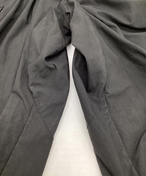 and wander（アンドワンダー）and wander (アンドワンダー) twill pants（ツイル パンツ） ブラック サイズ:Lの古着・服飾アイテム