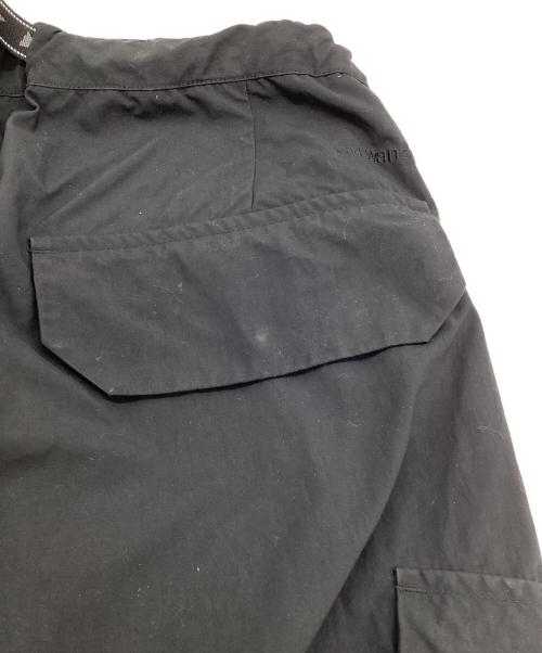 and wander（アンドワンダー）and wander (アンドワンダー) twill pants（ツイル パンツ） ブラック サイズ:Lの古着・服飾アイテム