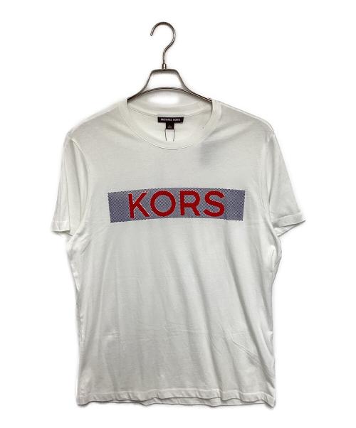 MICHAEL KORS（マイケルコース）MICHAEL KORS (マイケルコース) 半袖カットソー ホワイト サイズ:Lの古着・服飾アイテム