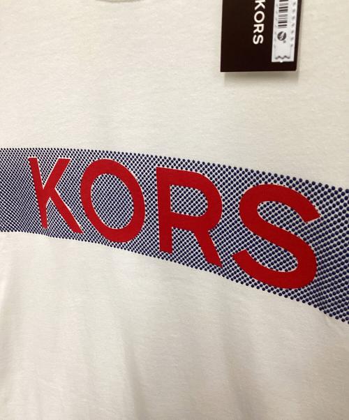 MICHAEL KORS（マイケルコース）MICHAEL KORS (マイケルコース) 半袖カットソー ホワイト サイズ:Lの古着・服飾アイテム