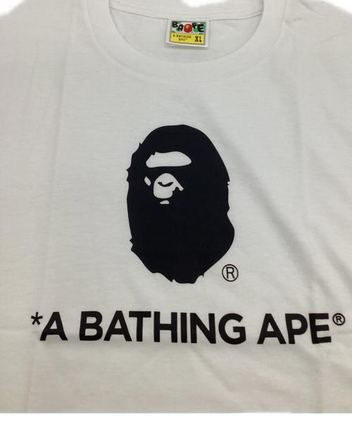 BAPE BY A BATHING APE（ベイプバイアベイシングエイプ）BAPE BY A BATHING APE (ベイプバイアベイシングエイプ) 半袖Tシャツ ホワイト サイズ:XLの古着・服飾アイテム