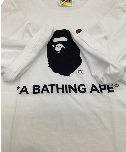 BAPE BY A BATHING APE（ベイプバイアベイシングエイプ）BAPE BY A BATHING APE (ベイプバイアベイシングエイプ) 半袖Tシャツ ホワイト サイズ:XLの古着・服飾アイテム