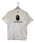 BAPE BY A BATHING APE（ベイプバイアベイシングエイプ）の古着「半袖Tシャツ」｜ホワイト