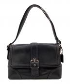 COACHコーチ）の古着「ショルダーバッグ」｜ブラック