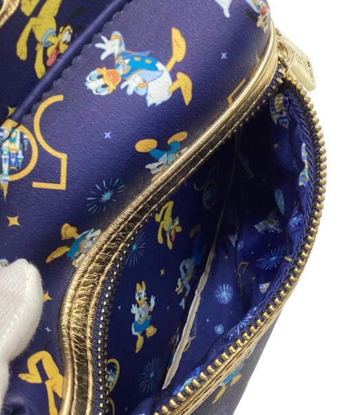 Disney PARKS（ディズニーパーク）Disney PARKS (ディズニーパーク) loungefly（ラウンジフライ）ミニバックパック ブルーの古着・服飾アイテム
