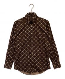 BURBERRY BLACK LABEL（バーバリーブラックレーベル）の古着「長袖BDシャツ」｜ブラウン