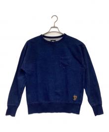 stussy（ステューシー）の古着「Indigo Classic Crew（インディゴ クラシック クルー）スウェット」｜インディゴ
