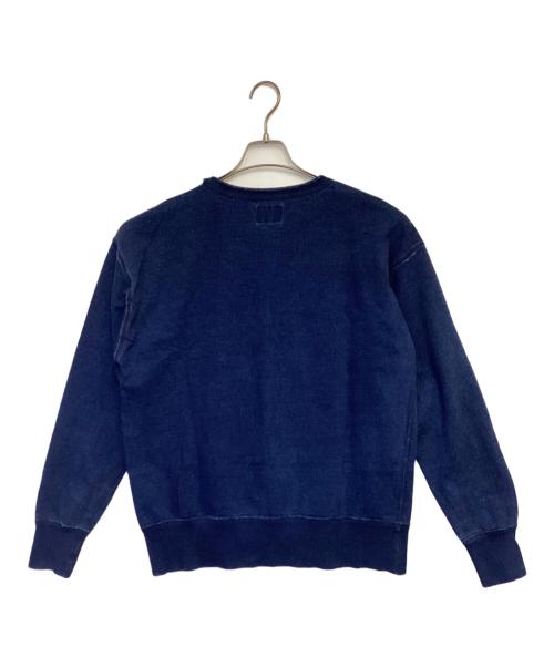 stussy（ステューシー）stussy (ステューシー) Indigo Classic Crew（インディゴ クラシック クルー）スウェット インディゴ サイズ:Lの古着・服飾アイテム