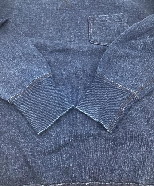 stussy（ステューシー）stussy (ステューシー) Indigo Classic Crew（インディゴ クラシック クルー）スウェット インディゴ サイズ:Lの古着・服飾アイテム