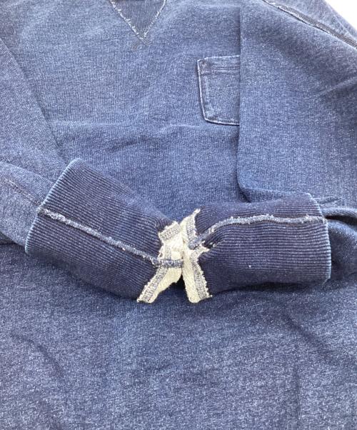stussy（ステューシー）stussy (ステューシー) Indigo Classic Crew（インディゴ クラシック クルー）スウェット インディゴ サイズ:Lの古着・服飾アイテム