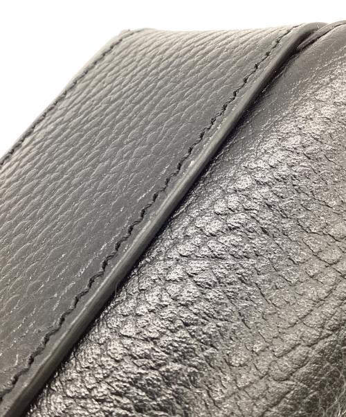 GUCCI（グッチ）GUCCI (グッチ) インターロッキングG チェーンショルダーバッグ ブラックの古着・服飾アイテム